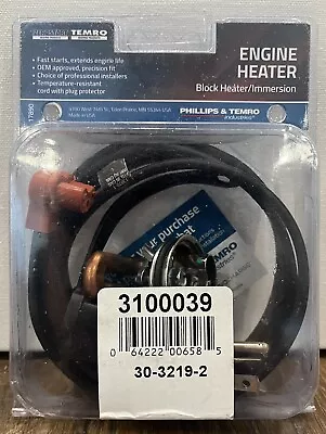 Phillips Temro Zerostart Engine Heater Immersion Heater (17890) • $29.99