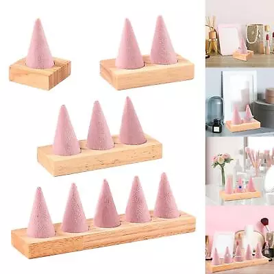 Cone Shaped Rings Holder Decorative For Anniversary Countertop Shopping Mall • £7.06