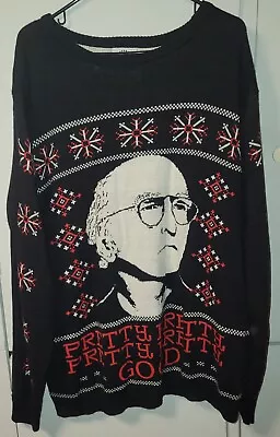 Larry David XXL Mens Ugly Christmas Sweater • $22