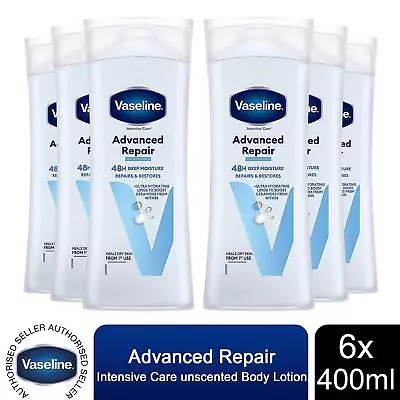 Vaseline Intensive Care Body Lotion Advanced Repair 6 Pack 400ml • £16.99