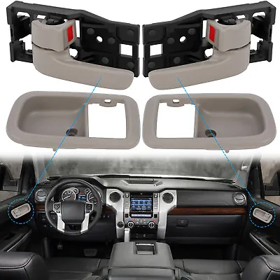 For 2000-2006 Toyota Tundra Gray 4 X Front Left Right Side Interior Door Handles • $12.30