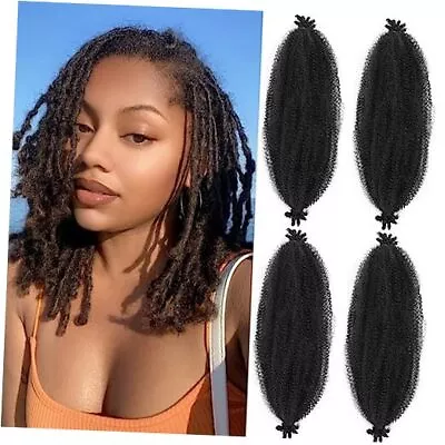 Marley Twist Braiding Hair 10 Inch 4 Packs Springy Afro 10 Inch(Pack Of 4) 1B# • $17.07
