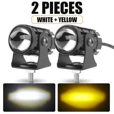 2x 1  Spot Round Mini LED Work Lights Driving Pods Offroad Motorcycle ATV SUV US • $17.98