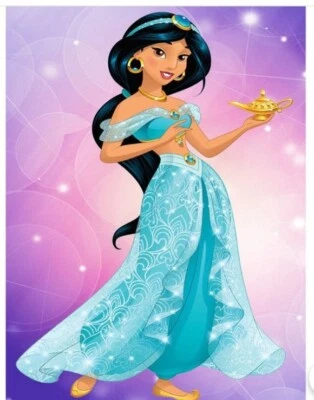 $12.55 • Buy Aus Seller..DIY 5D DIAMOND PAINTING..DISNEY....JASMINE..30x40cm  Full Drill