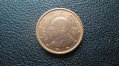 Vatican 2015 1 Euro Cents  Coin UNC  His Holiness Pope Francis I. • $24.95