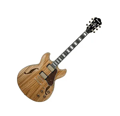 Ibanez AS93ZW Natural Semi Hollow Double Cutaway Zebrawood Super 58 HH • $1090