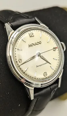 Vintage Men's Movado Tempomatic Watch Automatic Steel Case RUNS • $359