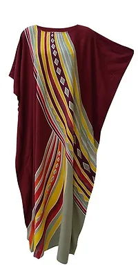 New AURORA Stunning Kaftan Caftan Buttersoft Beach Cover Up Long Cool Dress Plus • £21.98