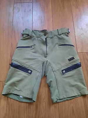 IXS Sever 6.1 Womens Mountain Biking Shorts Size XS Olive MTB • £6