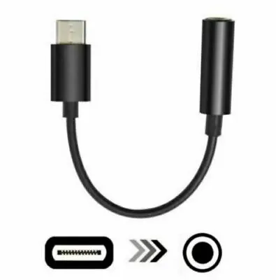 $1.88 • Buy Universal USB Type C To 3.5mm AUX Headphone Adapter Jack Cable For Android Black