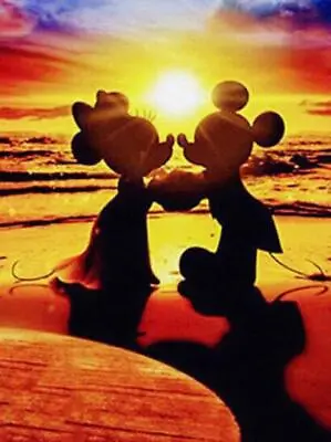 £4.05 • Buy Minnie Mickey Mouse Love 30*40cm UK Stock 5D FULL Diamond Painting Kits DIY Gift