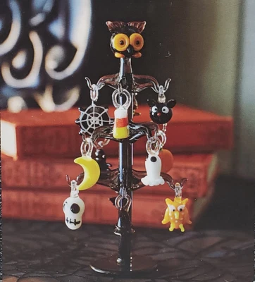$59.99 • Buy Pier 1 Imports Halloween Blown Glass Tree With 12 Ornaments