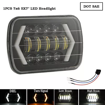 5x7  7x6'' LED Headlight With H4 Harness For Toyota 95-97 Tacoma & 88-95 Pickup • $35.86