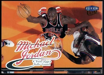 Michael Jordan Mint Chicago Bulls Hof Dunking #85 Sp 1998 1998-99 Fleer Ultra • $3.25
