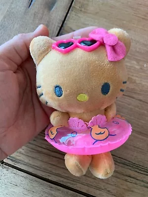 Hawaiian Swimming Hello Kitty Plush Keychain • $17