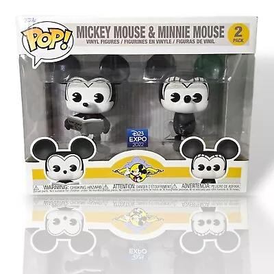 Mickey Mouse And Minnie Mouse 2 Pack Funko | Special Edition Disney Expo 2022  • $39.99