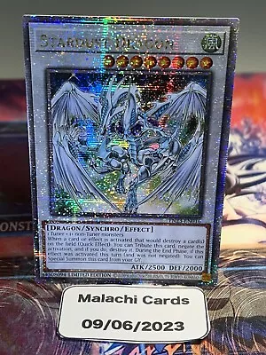 Yugioh X1 Stardust Dragon TN23-EN016 Quarter Century Secret Rare Limited Ed (NM) • $7.99