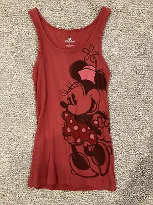 Women's Disney Parks Small Red Minnie Mouse Tank Top • $12