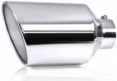 8  Bolt On Stainless Steel Diesel Truck Exhaust Tip 15  Long 5  Inlet 8  Outlet • $44.99