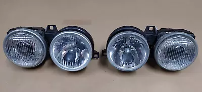 BMW E30 Headlights Euro Ellipsoid Bosch Genuine @ Very Good @ With Pigtails • $490