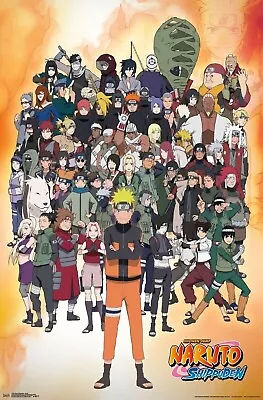 NARUTO SHIPPUDEN GROUP Trends Posters 22x34 Inch Poster New RP17948 • $11