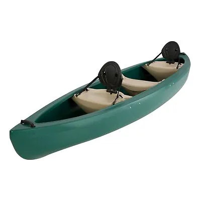 Canoe 3 Person Light W/ Motor Mount Cup & Rod Holders Adjustable Seats 2 Paddles • $1729.35