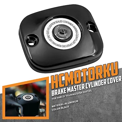 Front Brake Master Cylinder Black Cover Fits For Harley Dyna FXD Touring Glide • $20.99