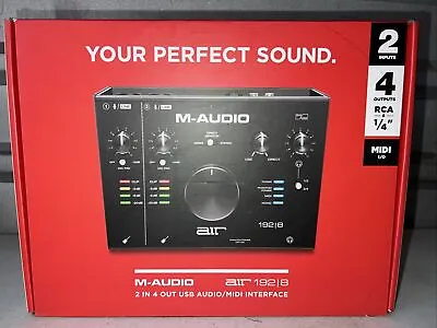 M-Audio AIR 192|8 2-In/4-Out 24/192 Audio MIDI Interface • $49.99