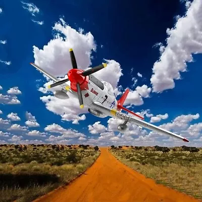 RC P-51 Mustang RC P-51 Brushless Motor RC Plane 3D RC Mustang With 6 Axis Gyro • $185