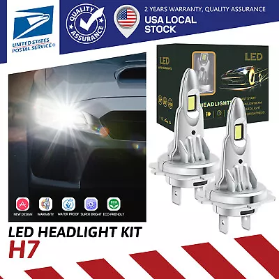 LED HeadLight Beam Conversion H7 Bulb Super Bright 120w Plug&Play For Volkswagen • $18.55
