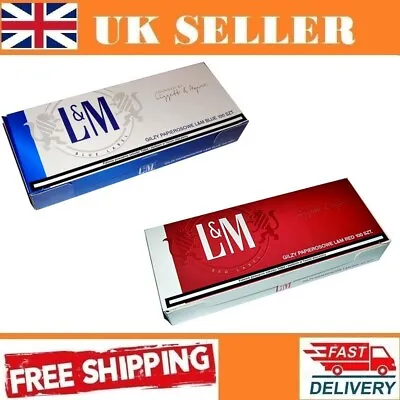 £6.99 • Buy 2000 Lm L&m Red Blue Empty Cigarette Filter Tubes Philip Morris