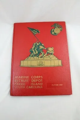 Marine Corps Recruit Depot MCRD 1975 - 76 Yearbook Platoon 1012 Parris Carolina • $54.99