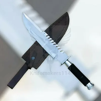 18 Custom Handmade D2  Commando Movie Bowie Knife Tactical Replica Knife • $299.99