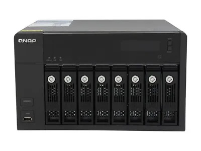 QNAP TS-870 8x 3.5  Bay Network Attached Storage NAS Diskless + 8x Caddies • $485