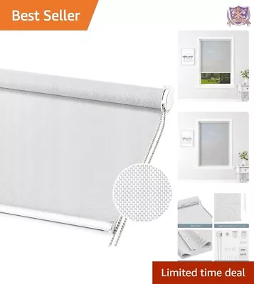 Roller Shades - Easy To Install - Grey 20  W X 72  H - Sunlight Filtering • $54.97