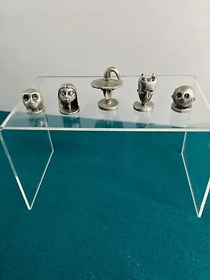 Monopoly The Nightmare Before Christmas 5 Replacement Pewter Game Pieces/Tokens  • $8.90