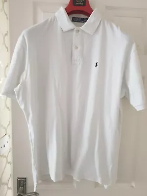 Polo Ralph Lauren Polo Shirt White XXL Classic Fit • £11.11