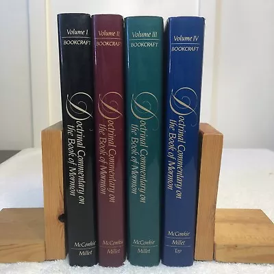 Doctrinal Commentary On The Book Of Mormon 4 Vols By McConkie/Millet ‘89-‘92HCVG • $39.95