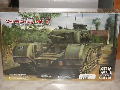 AFV 1/35 Scale Churchill Mk VI W/Ordnance QF 75mm Mk.V Gun - Factory Sealed • $60