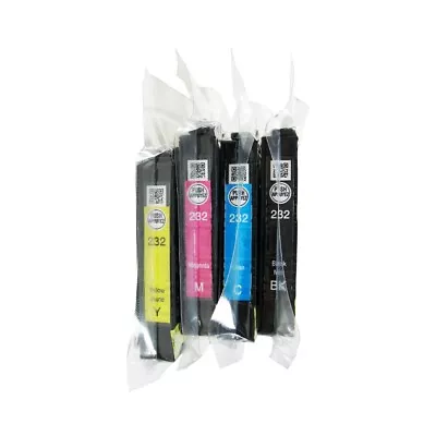4PK Genuine Epson 232 Black/Cyan/Magenta/Yellow/ Standard Yield Ink Cartridges • $30.99