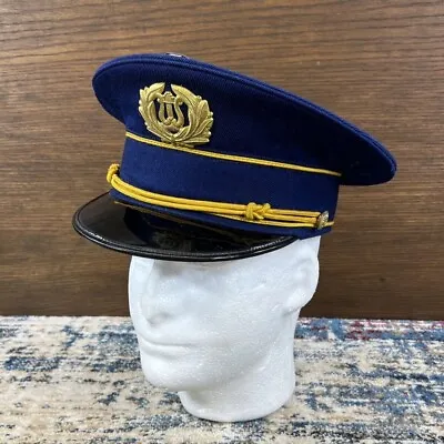 Vintage Marching Band Hat Uniforms By Ostwald Size 7 Blue • $11.99