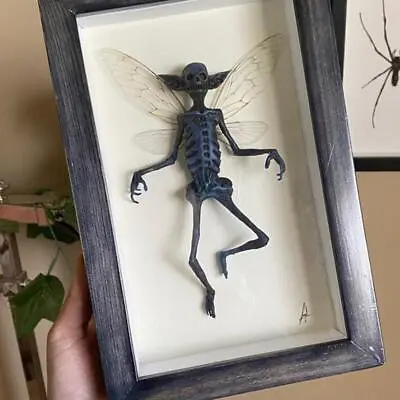 Gothic Home Decor Mummified Fairy Skeleton Witchy Poster Statue Painting • $20.59