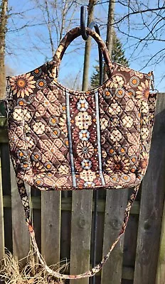 Vera Bradley Tote Shoulder Bag Purse Satchel Canyon Abby • $36.99