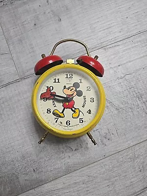 Mickey Mouse Walt Disney Productions VTG Alarm Clock Not Tested  • $20