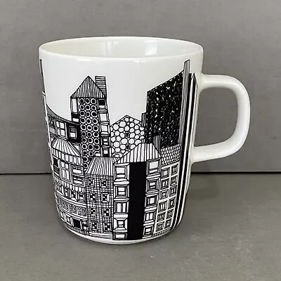 NWT Marimekko OIVA SIIRTOLAPUUTARHA Coffee Tea Cup Mug 8 1/2 Fl Oz Skyline • $34.99