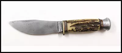 Vintage DRACO Solingen German Hunting Knife Stag Handle NICE Old • $4.25