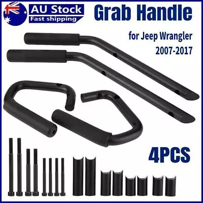 Front Rear Grab Handles Grip Handle Grab For Jeep Wrangler JK 07-17 Accessories • $49.99
