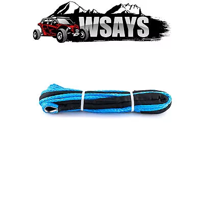 5/16  X 50' Synthetic Winch Rope Line Cable 12000LB Fits ATV UTV Honda Pioneer • $34.99