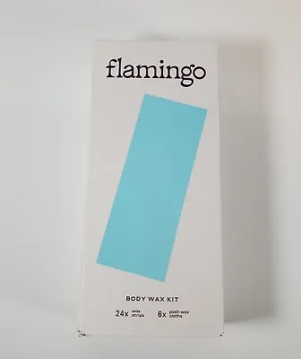 Flamingo By Harry's BODY WAX Kit 24 Strips + 6 Post-Wax Cloths • $12.90