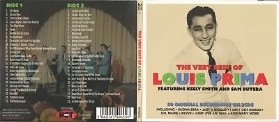 LOUIS PRIMA / THE VERY BEST OF / 2CD ALBUM  (2016) Feat Keely Smith & Sam Butera • £3.99